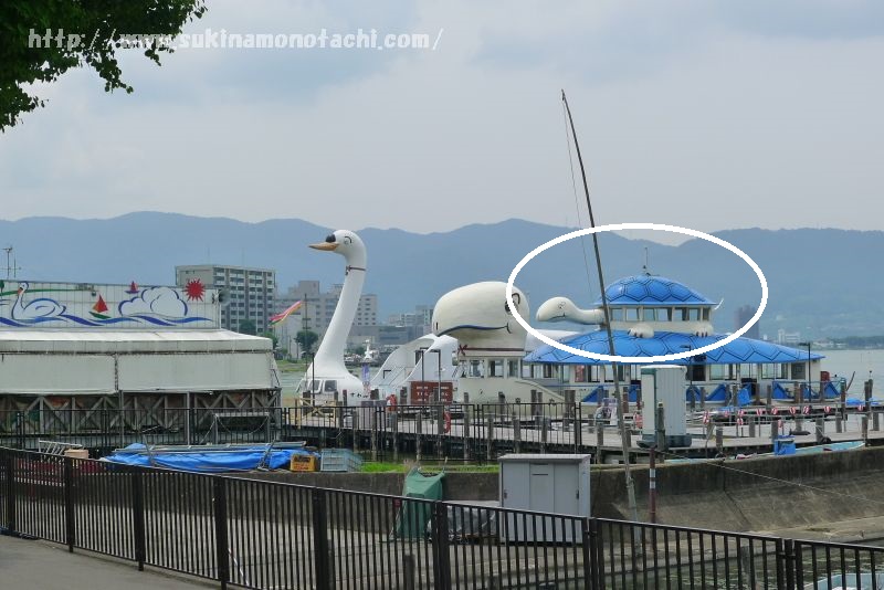 諏訪湖の遊覧船